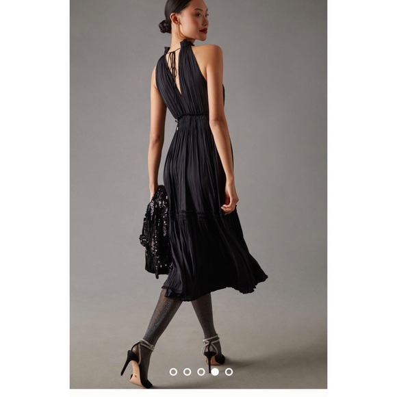 BY ANTHROPOLOGIE TIERED HALTER DRESS - Picture 3 of 10